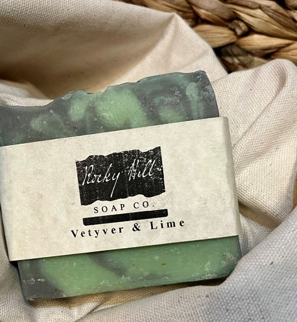 goat soap - vetyver and lime