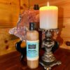Kentucky Bourbon goat milk body wash bottle.
